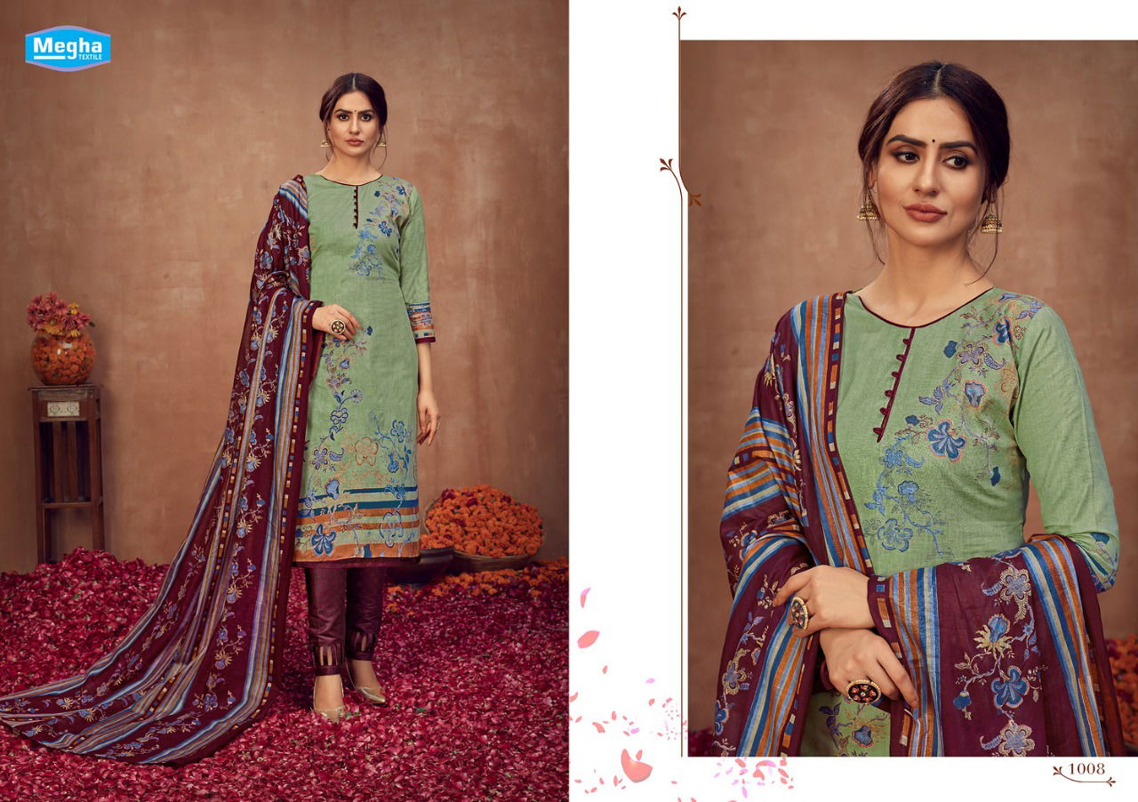 Megha Malai Cotton 2 Regular Wear Cotton Printed Designer Dress Material Collection
